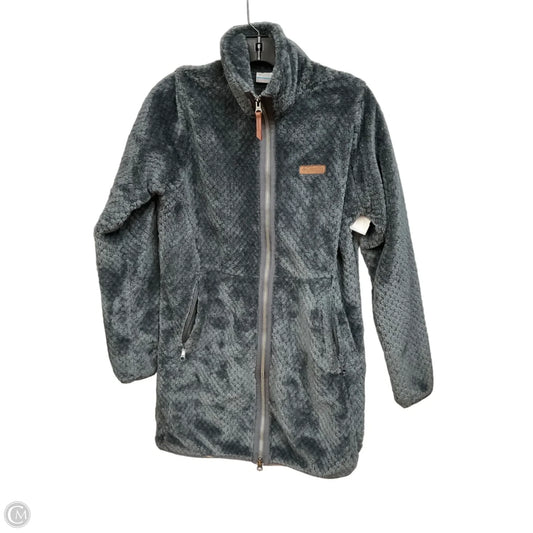 Jacket Fleece By Columbia In Grey, Size: M