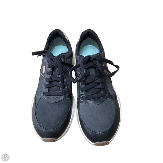 Shoes Athletic By Dr Scholls In Black & Cream, Size: 8.5