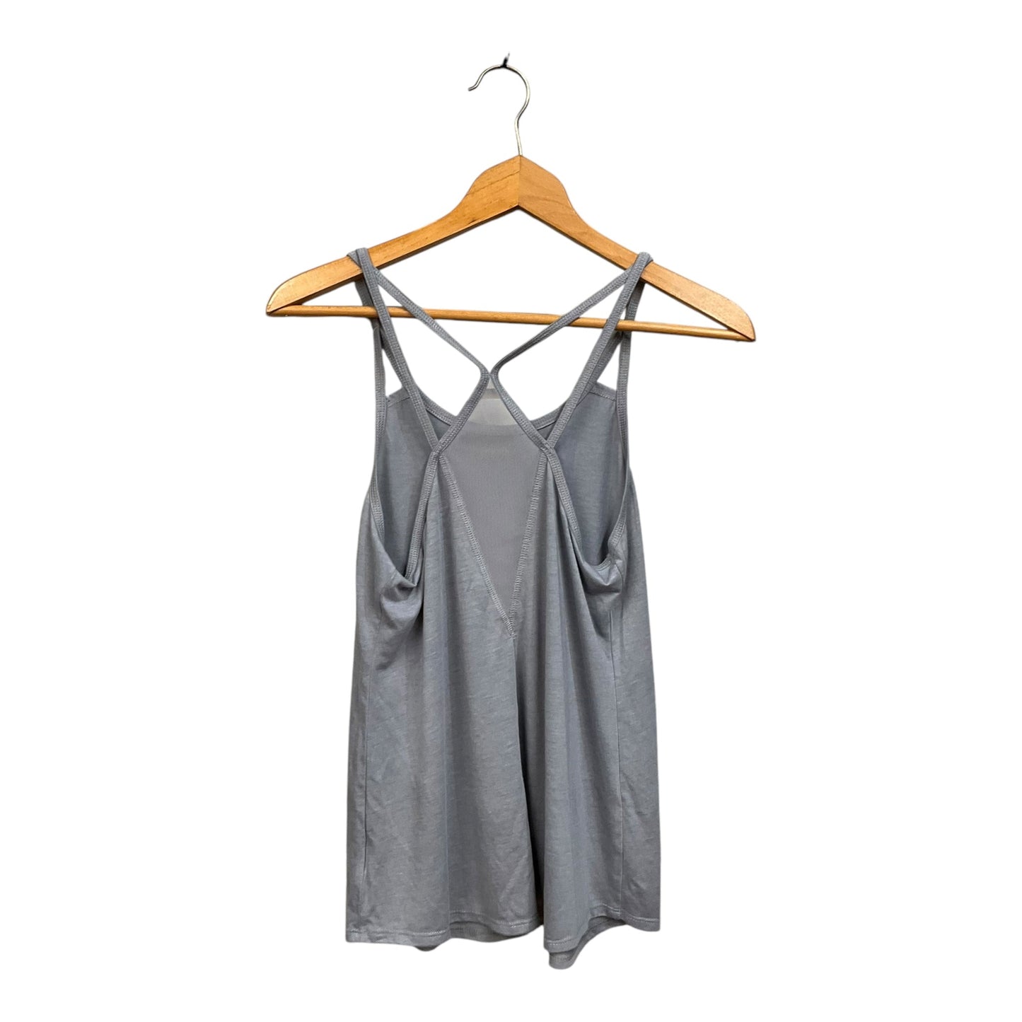 Athletic Tank Top By Old School In Grey, Size: M