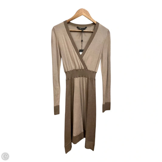 Dress Casual Short By Bcbgmaxazria In Brown, Size: M