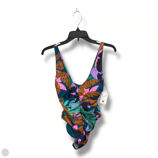 Swimsuit By Shade & Shore In Tropical Print, Size: S