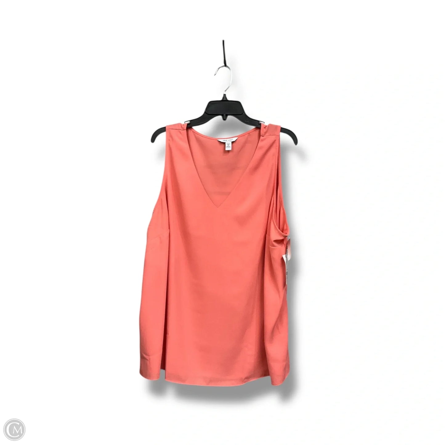 Top Sleeveless By Nine West In Pink, Size: 2x