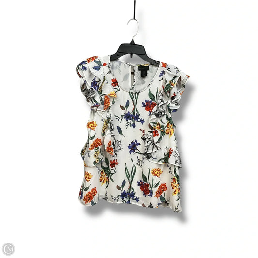 Top Sleeveless By Clothes Mentor In Floral Print, Size: M
