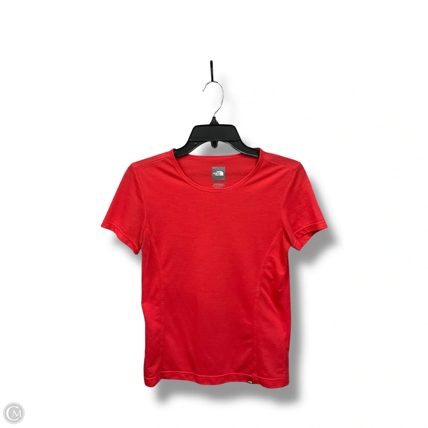 Athletic Top Short Sleeve By The North Face In Red, Size: S