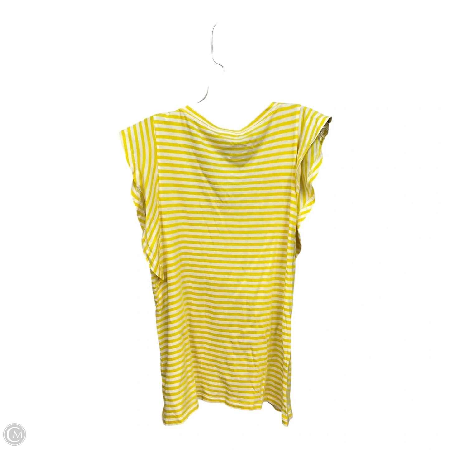 Top Sleeveless By Cabi In Striped Pattern, Size: S