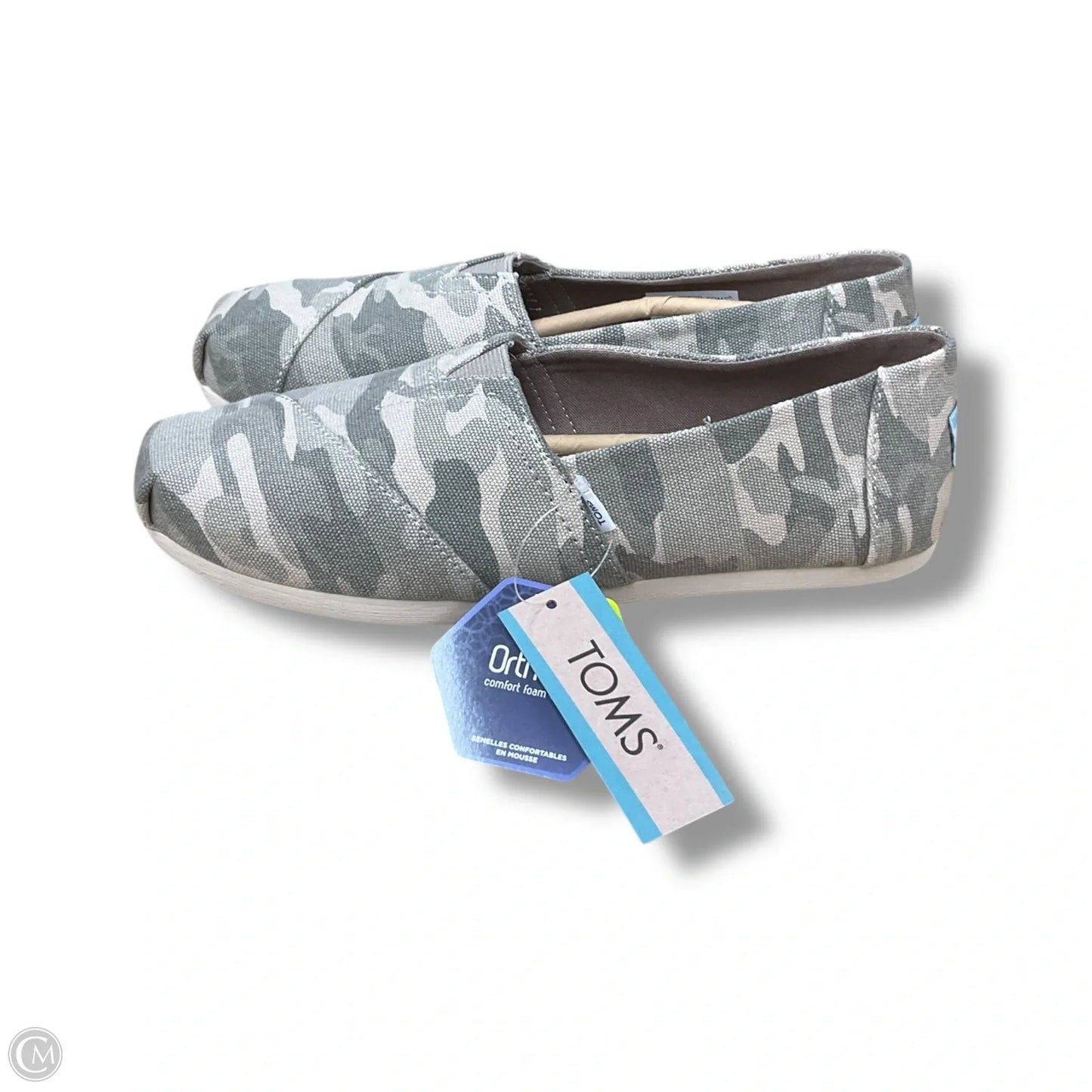 Shoes Flats By Toms In Camouflage Print, Size: 8