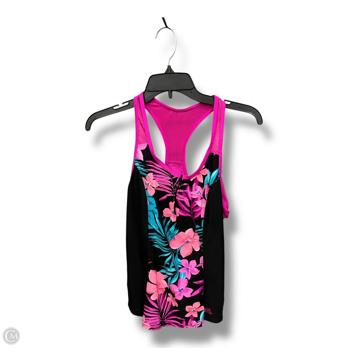 Swimsuit Top By Clothes Mentor In Tropical Print, Size: M