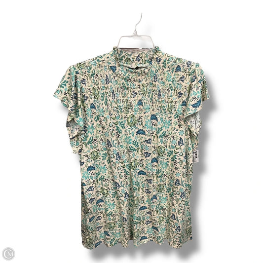 Tunic Sleeveless By Torrid In Tropical Print, Size: 1x