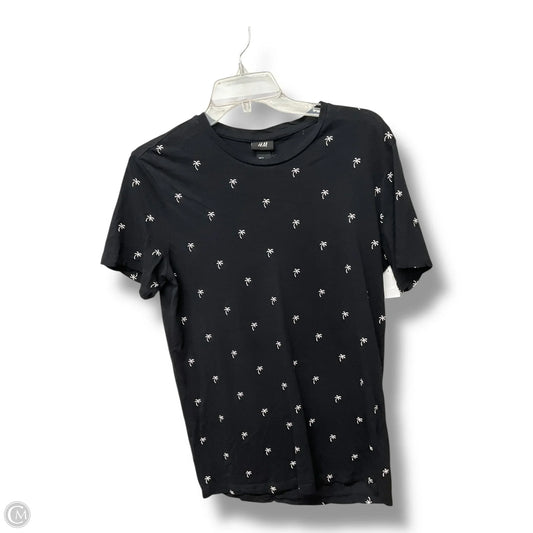 Top Short Sleeve By H&m In Tropical Print, Size: S
