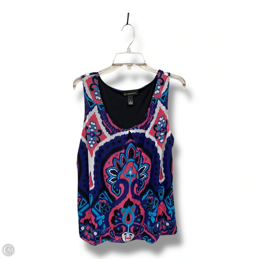 Top Sleeveless By Inc In Multi-colored, Size: 1x