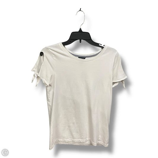 Top Short Sleeve By Nautica In White, Size: S