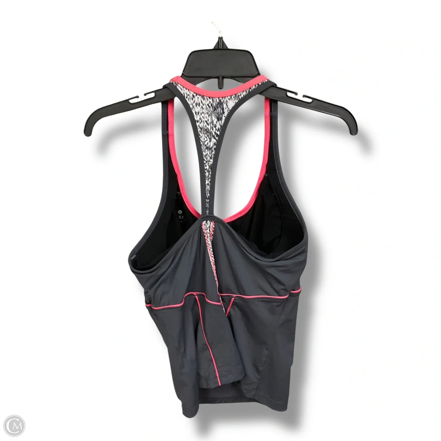 Athletic Tank Top By Athleta In Grey & Pink, Size: M