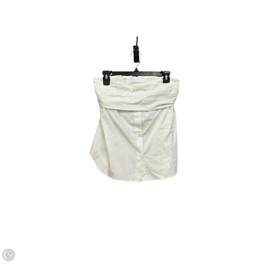 Top Sleeveless By Zara In White, Size: M