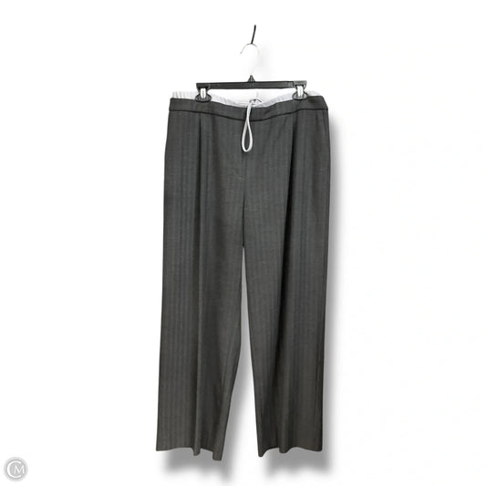 Pants Wide Leg By Zara In Grey, Size: 16