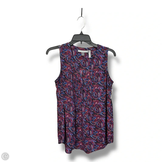Top Sleeveless By Daniel Rainn In Paisley Print, Size: Xs