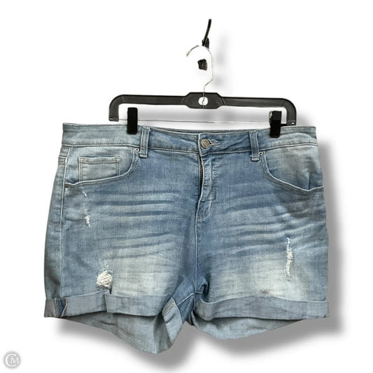 Shorts By Time And Tru In Blue Denim, Size: 18