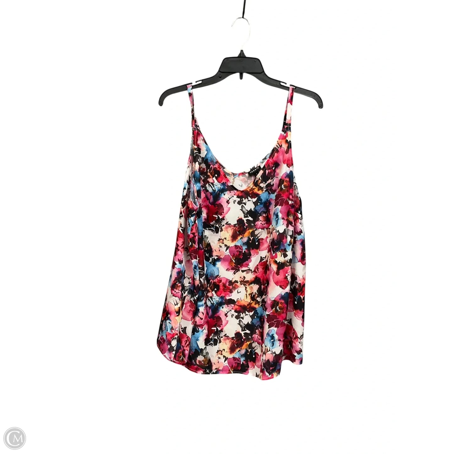 Top Sleeveless By Torrid In Floral Print, Size: 1x