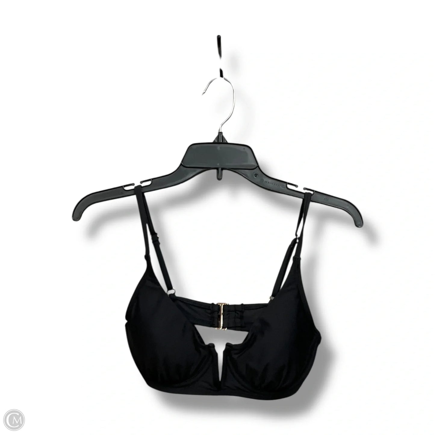 Swimsuit Top By Clothes Mentor In Black, Size: Xl