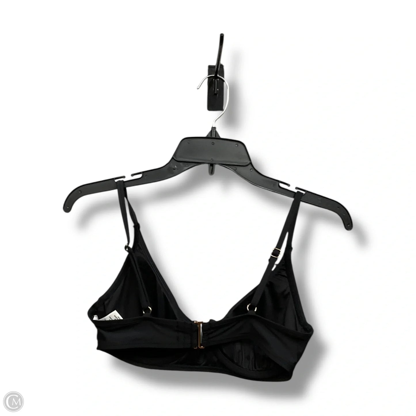 Swimsuit Top By Clothes Mentor In Black, Size: Xl