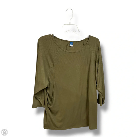 Maternity Top Long Sleeve By Old Navy, Size: L