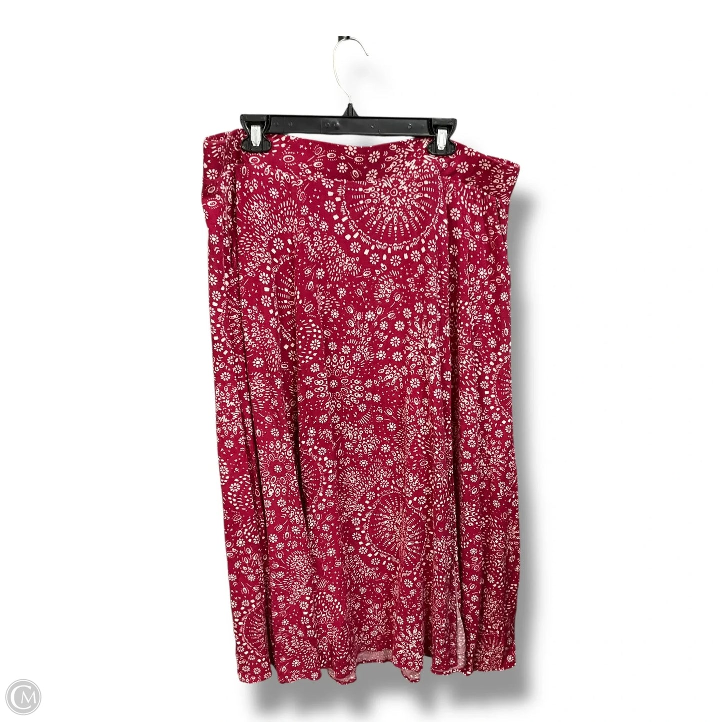 Skirt Maxi By Torrid In Pink & White, Size: 2x