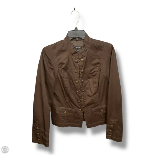 Jacket Other By Apt 9 In Brown, Size: M