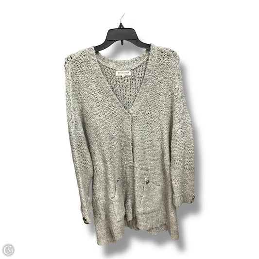 Sweater Cardigan By By Together In Grey, Size: M