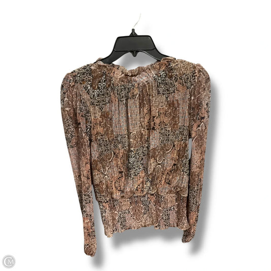Top Long Sleeve By Joie In Multi-colored, Size: M