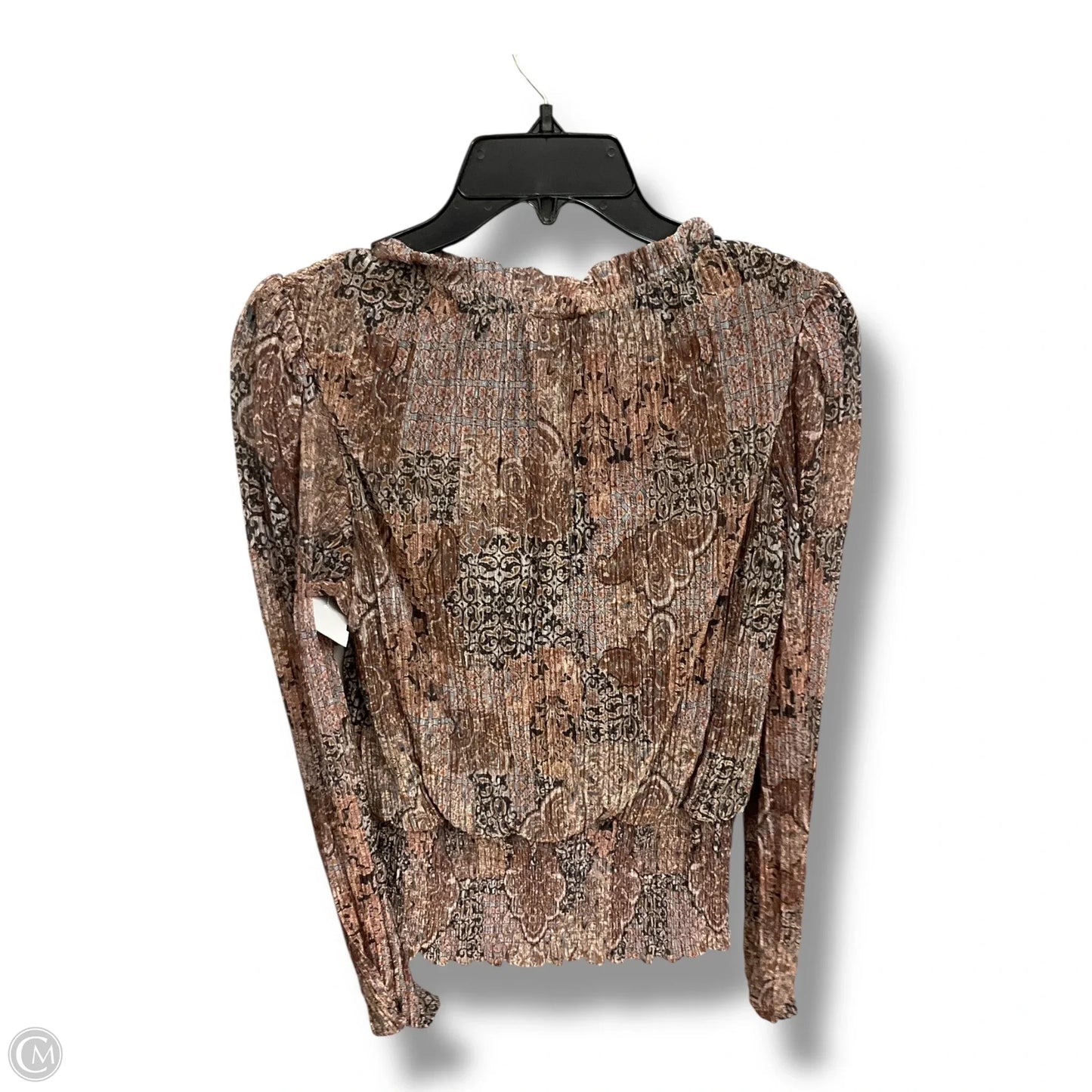 Top Long Sleeve By Joie In Multi-colored, Size: M