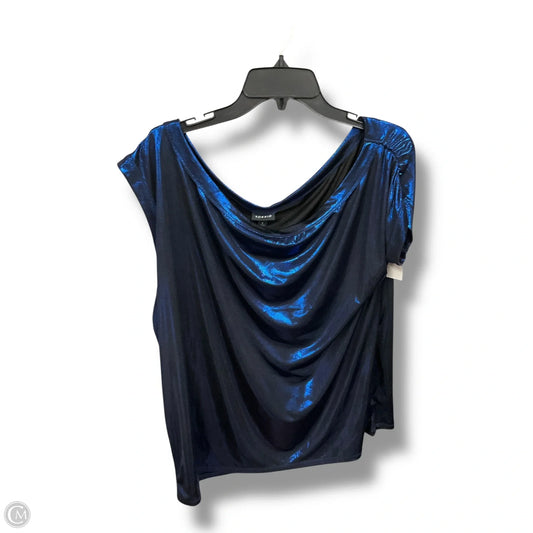 Top Sleeveless By Torrid In Blue, Size: 2x