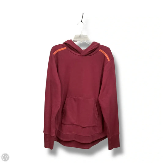 Athletic Sweatshirt Hoodie By Tek Gear In Maroon, Size: Xxl