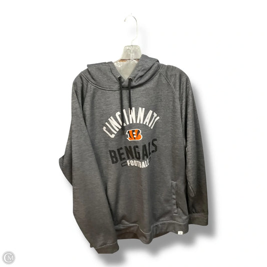 Sweatshirt Hoodie By Fanatics In Grey, Size: 2x