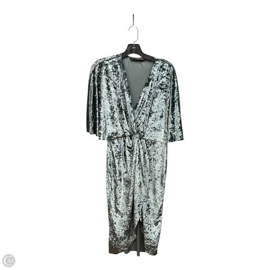 Dress Casual Short By Zara Basic In Blue, Size: L