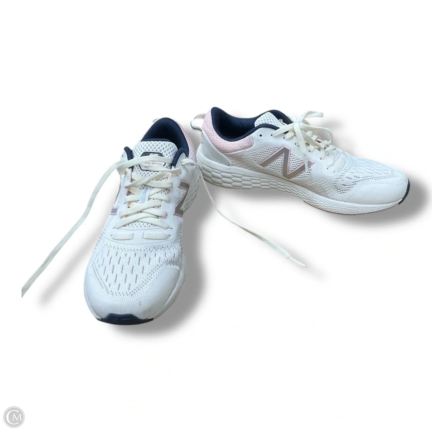 Shoes Athletic By New Balance In Pink & White, Size: 9