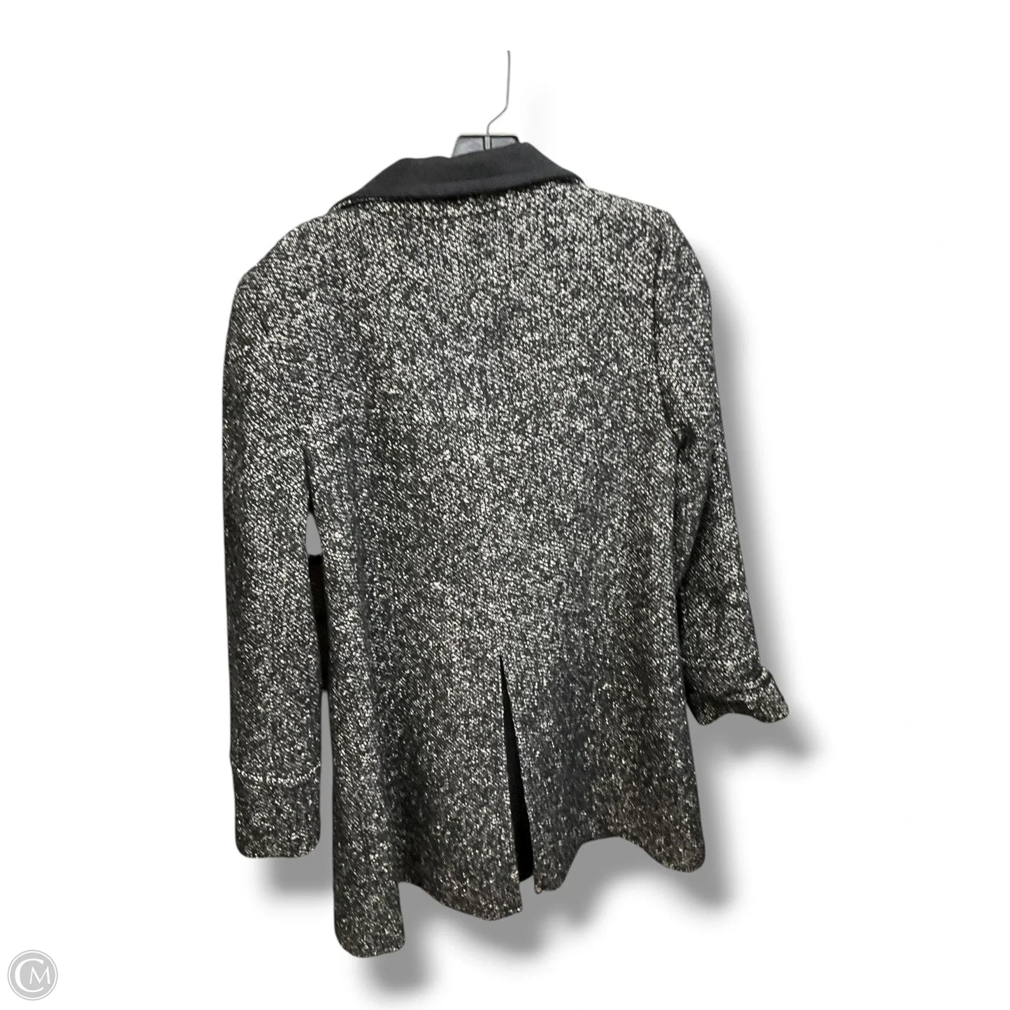 Coat Wool By Worthington In Black & White, Size: M