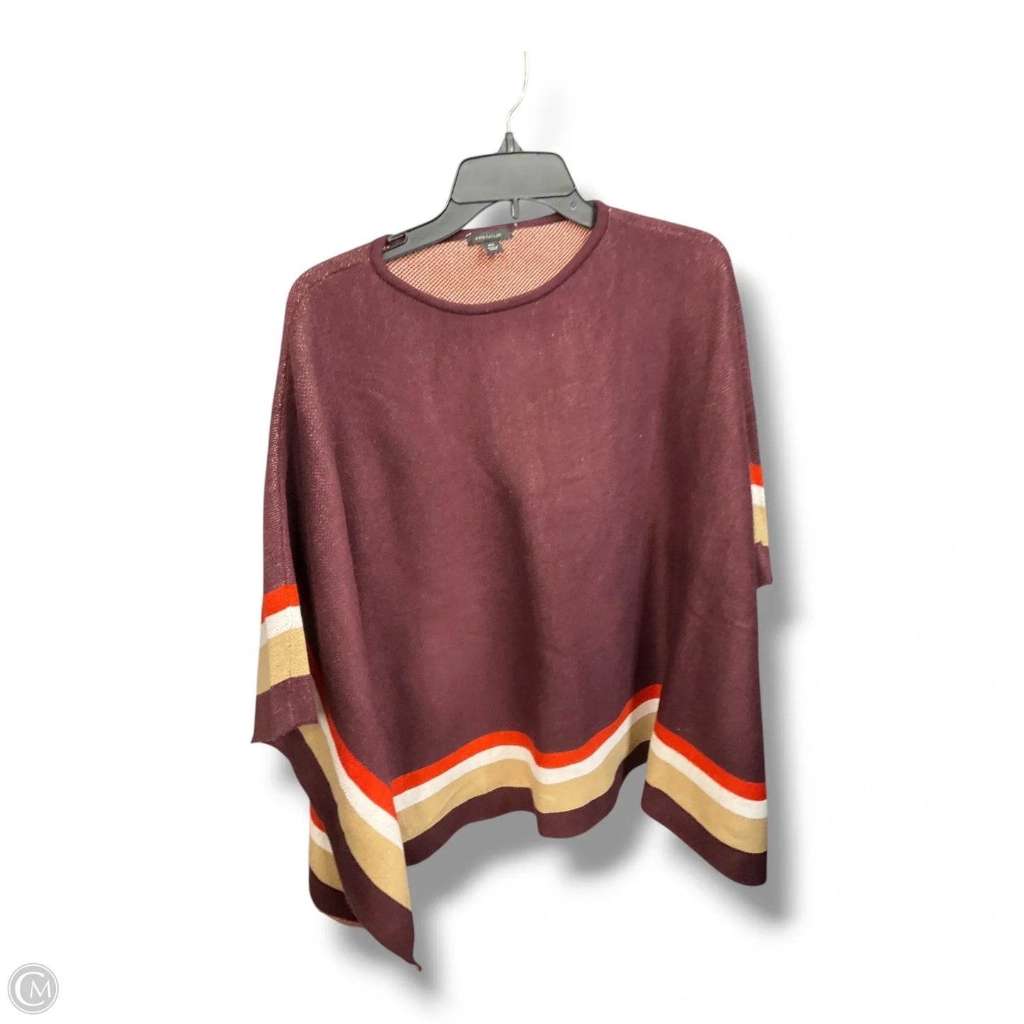 Poncho By Ann Taylor In Purple, Size: M