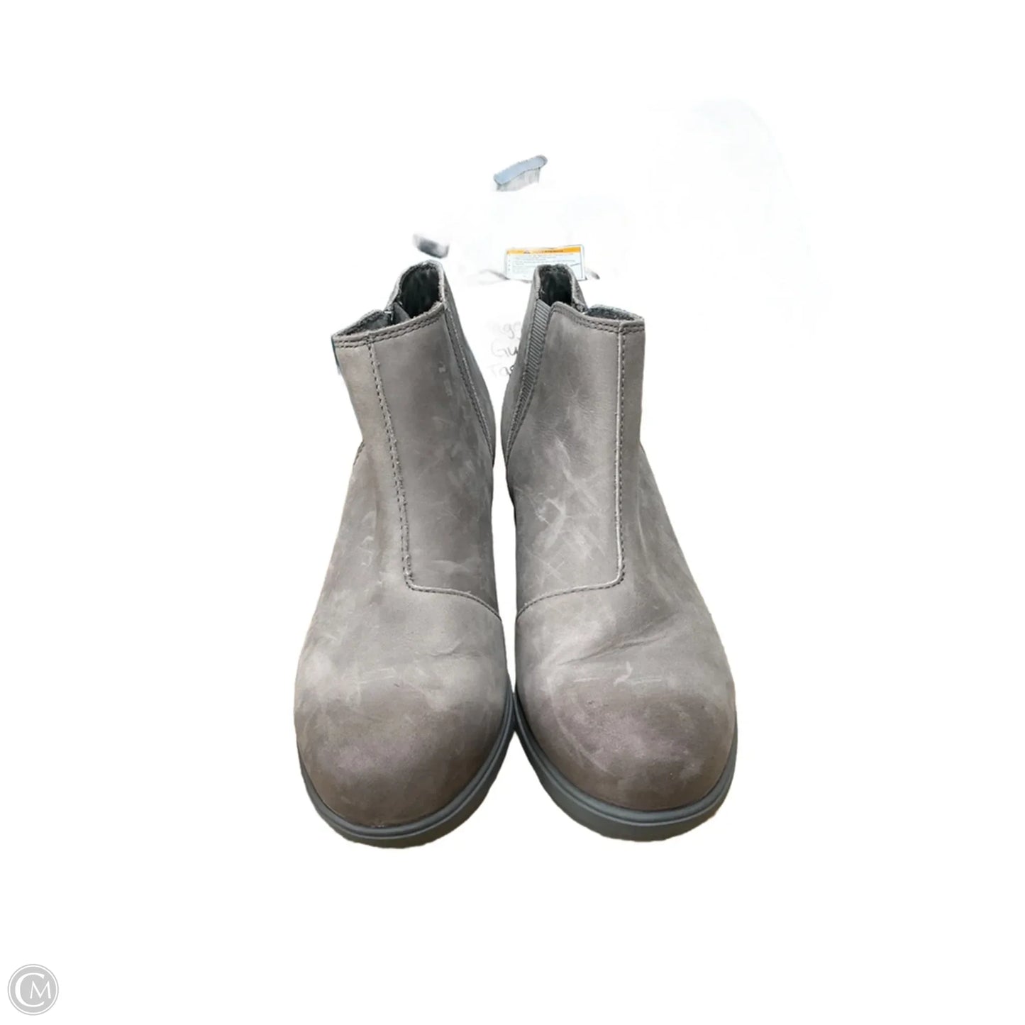 Boots Ankle Heels By Sorel In Grey, Size: 8