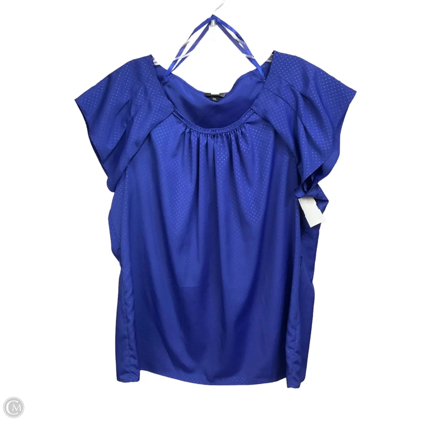 Top Short Sleeve By Mossimo In Blue, Size: Xxl