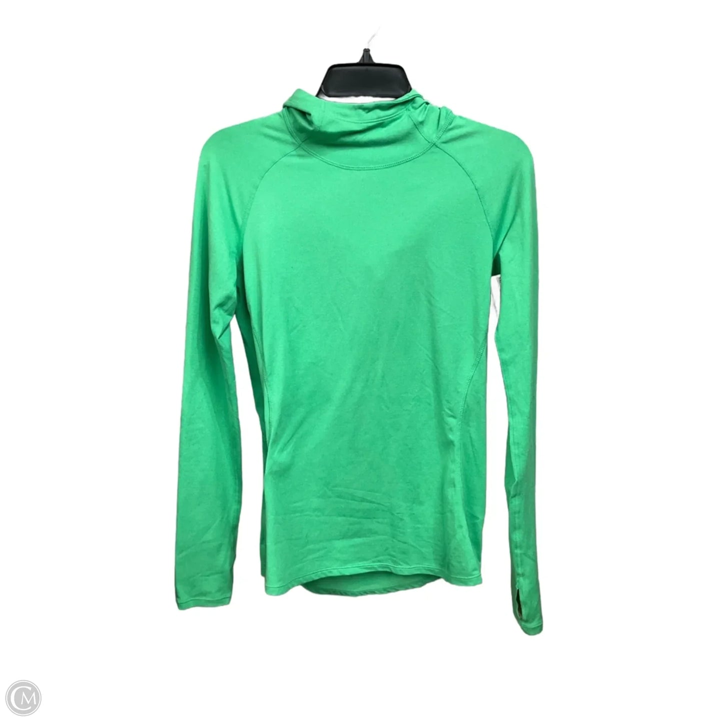 Athletic Top Long Sleeve Hoodie By Gapfit In Green, Size: S