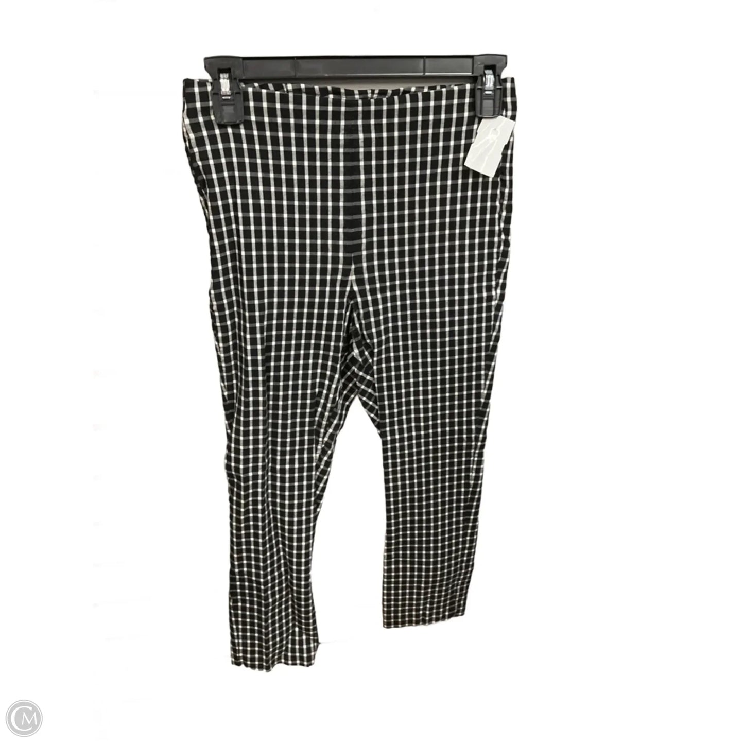 Pants Leggings By Adrianna Papell In Plaid Pattern, Size: 6