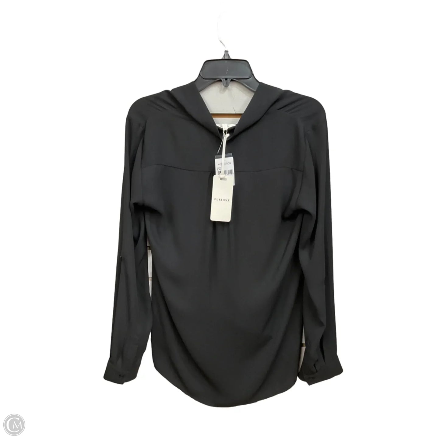 Blouse Long Sleeve By Pleione In Black, Size: Xs