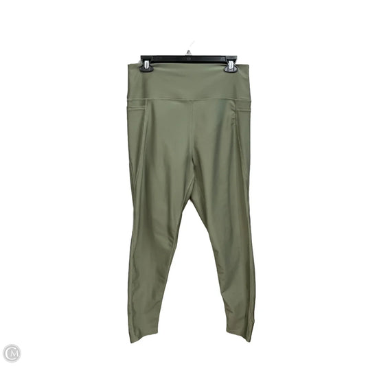 Athletic Leggings By Sage In Green, Size: Xl