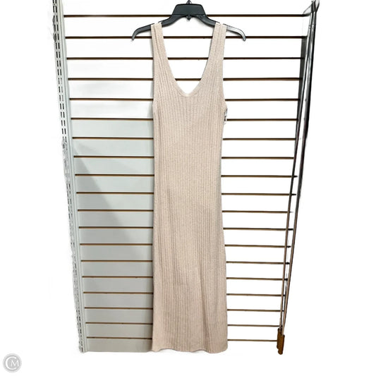 Dress Casual Maxi By Clothes Mentor In Beige, Size: L