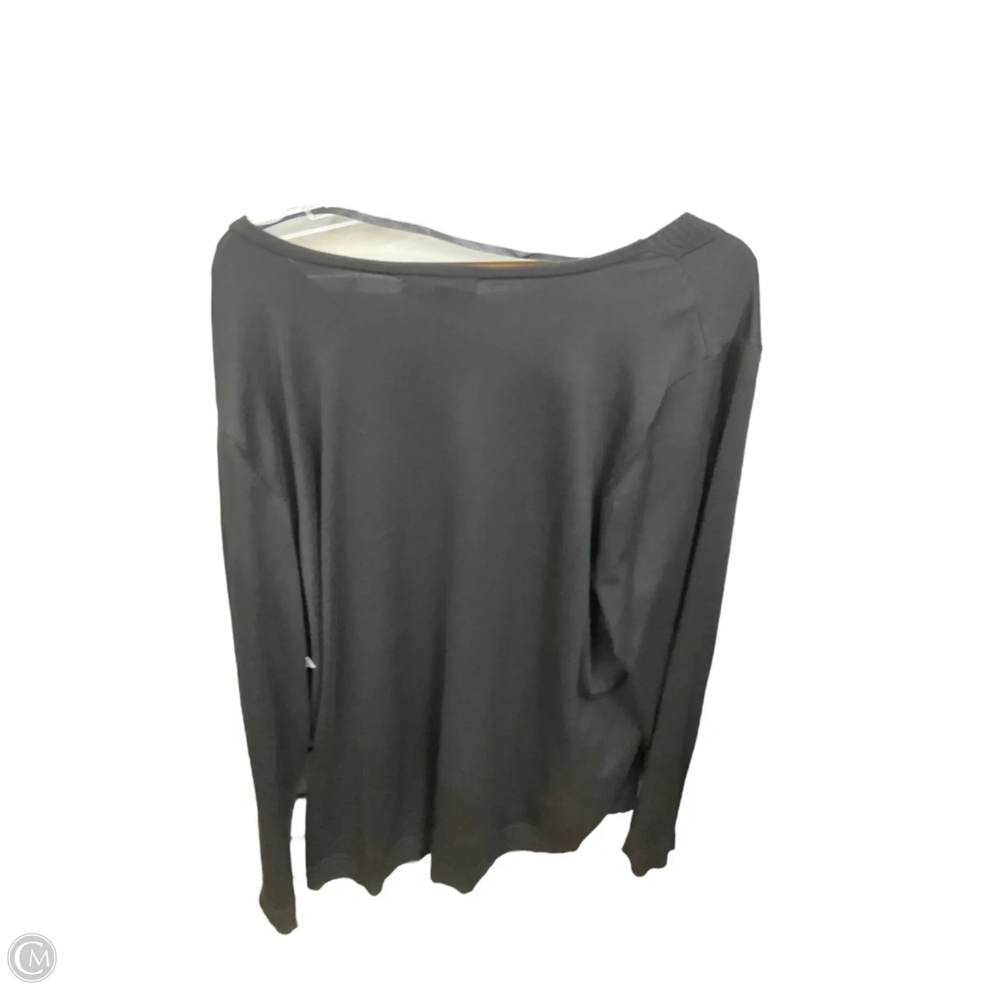 Top Long Sleeve Basic By Cable And Gauge In Black, Size: 2x