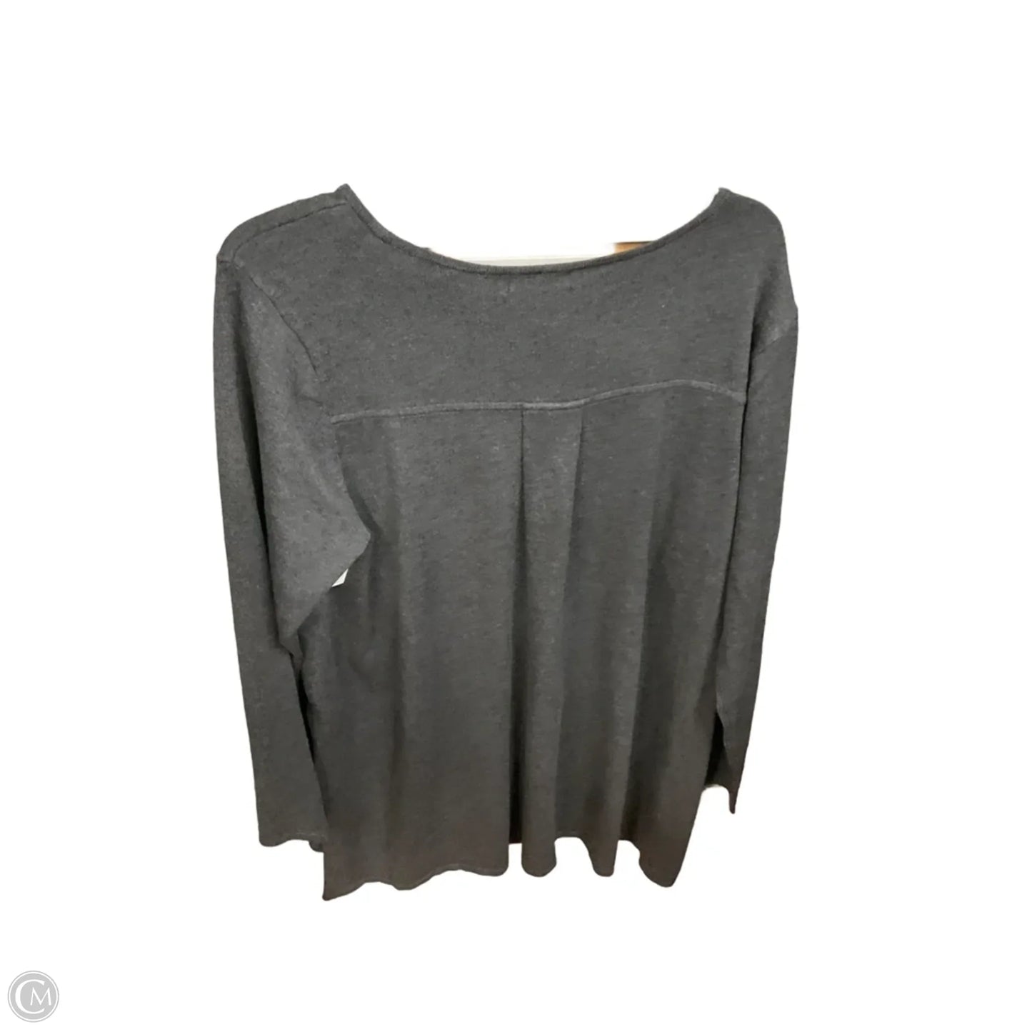 Tunic Long Sleeve By Tahari In Grey, Size: 2x