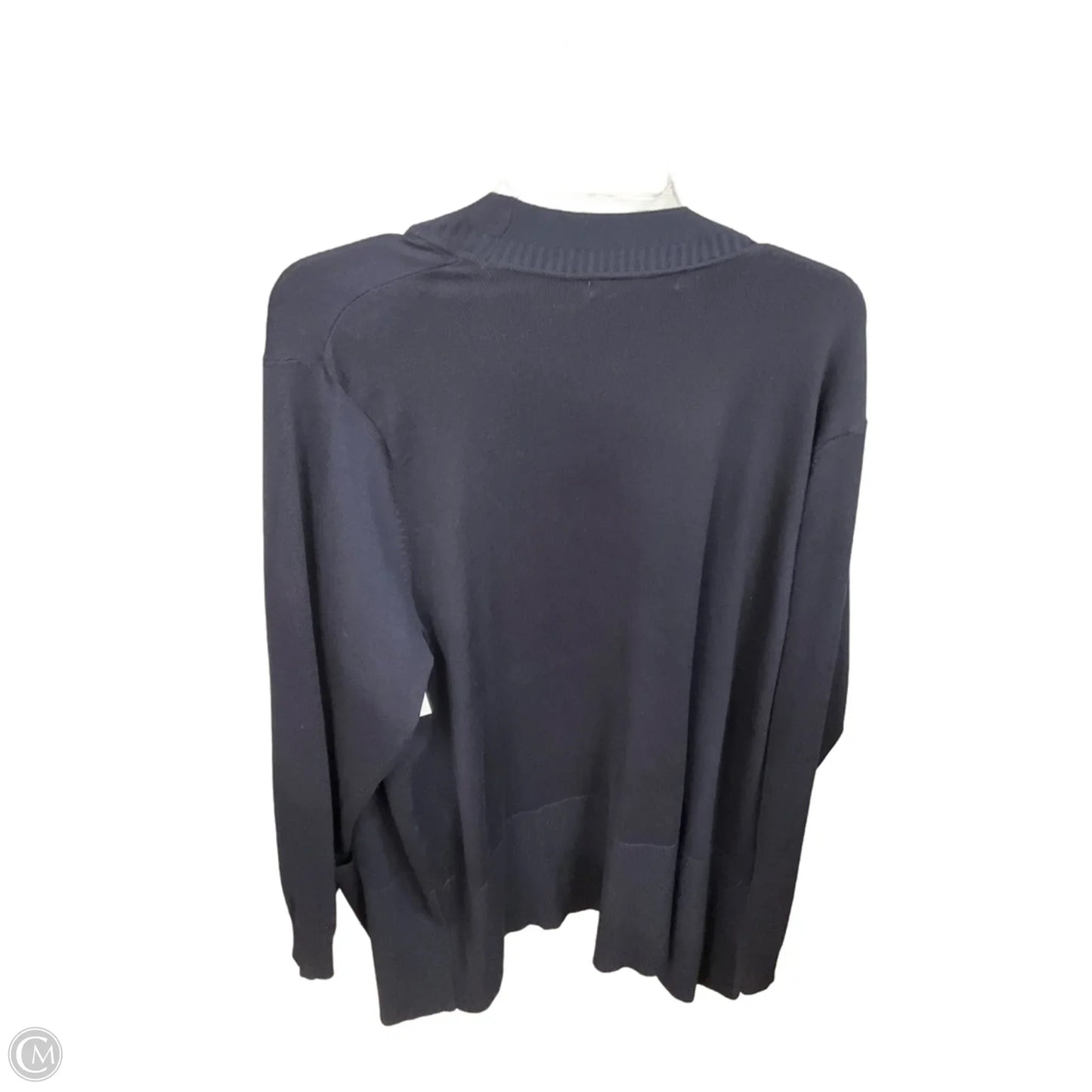 Cardigan By 89th And Madison In Navy, Size: 2x