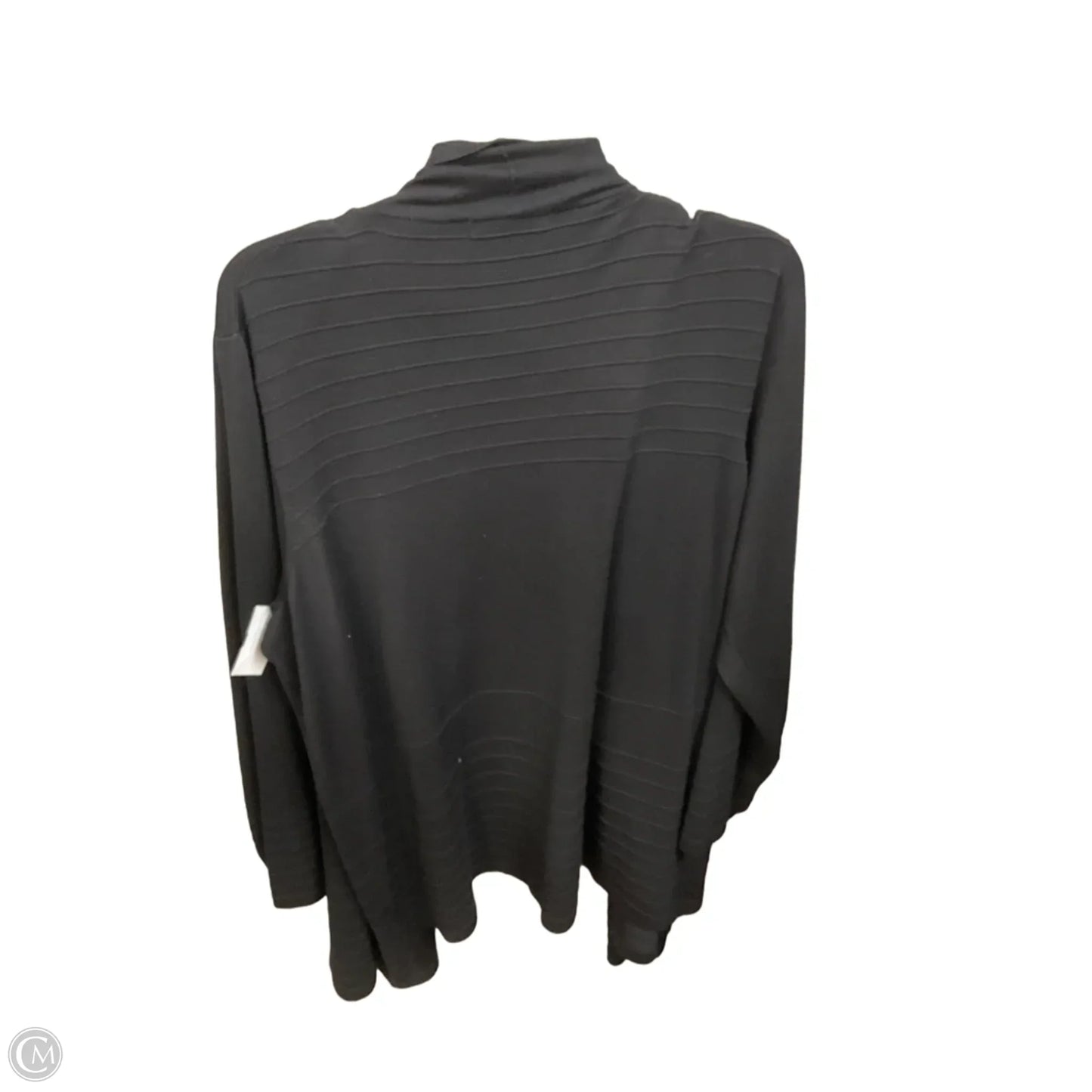 Cardigan By Cable And Gauge In Black, Size: 1x