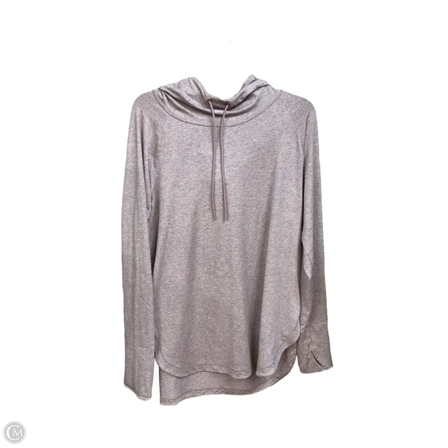 Athletic Top Long Sleeve Hoodie By Athleta In Mauve, Size: Xl