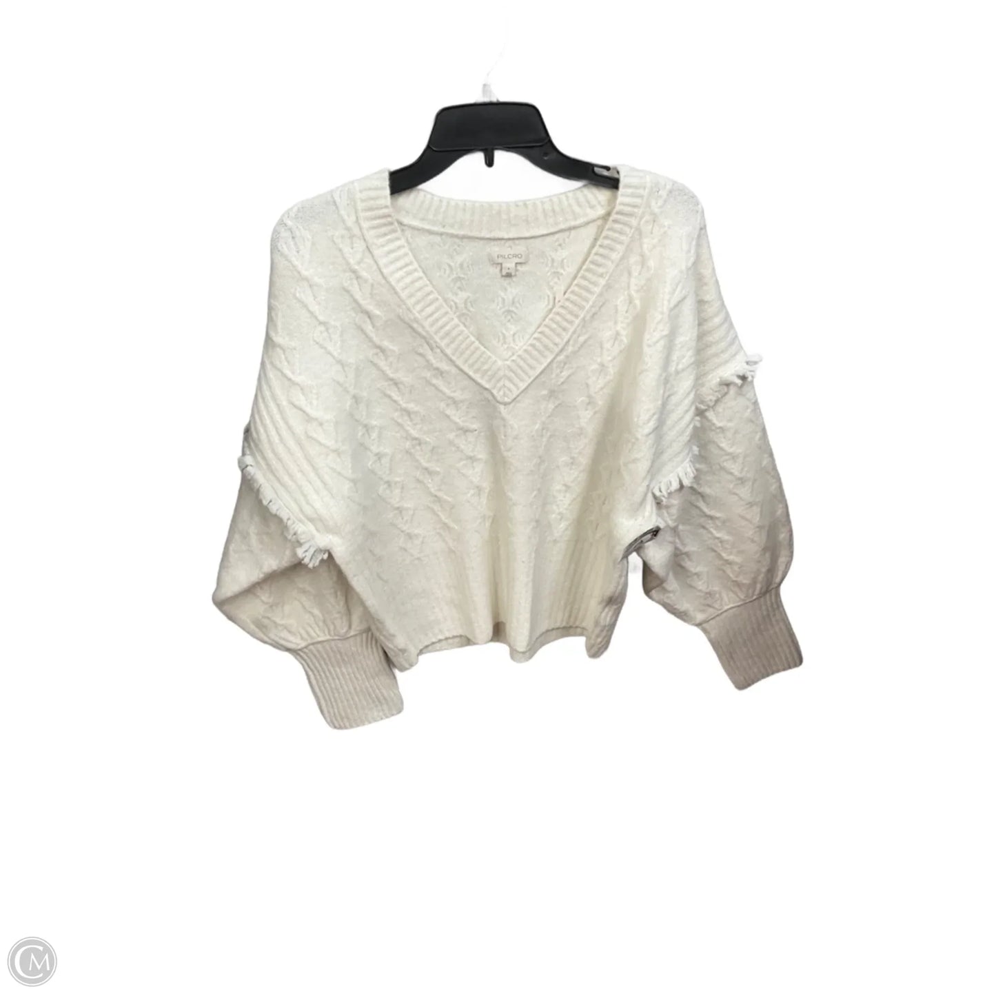 Sweater By Pilcro In Ivory, Size: L