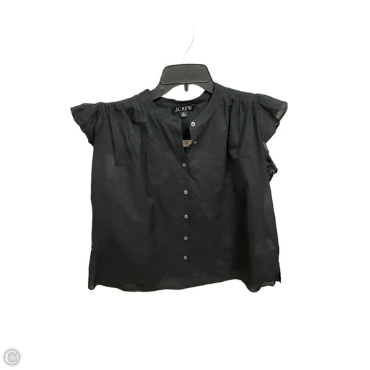 Blouse Sleeveless By J. Crew In Black, Size: M